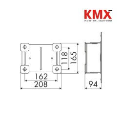 Vista 2 : Soporte para montaje de carretes serie 530, Inox